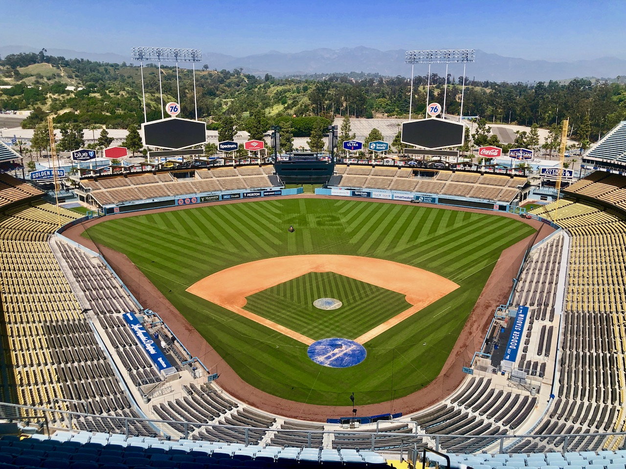 Trip Report A Padre Fan Takes A Tour Of Dodger Stadium - Fodor's