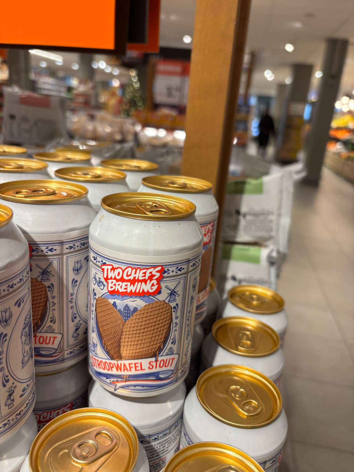 Can you believe I saw this in Albert Heijn?  I didnt buy any but I guess the sweetness of stout would work with caramel...