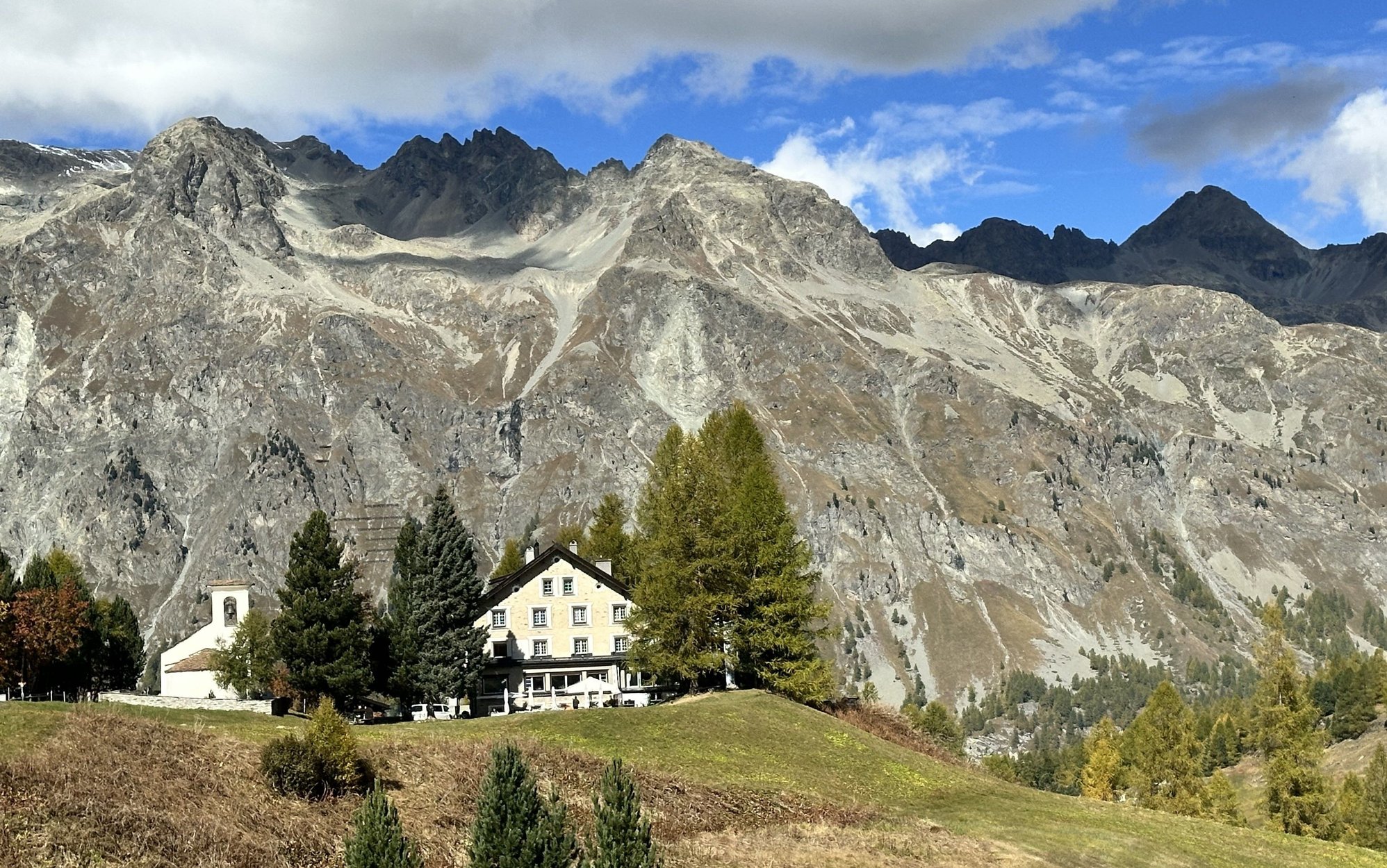 The walking back - Val Fex