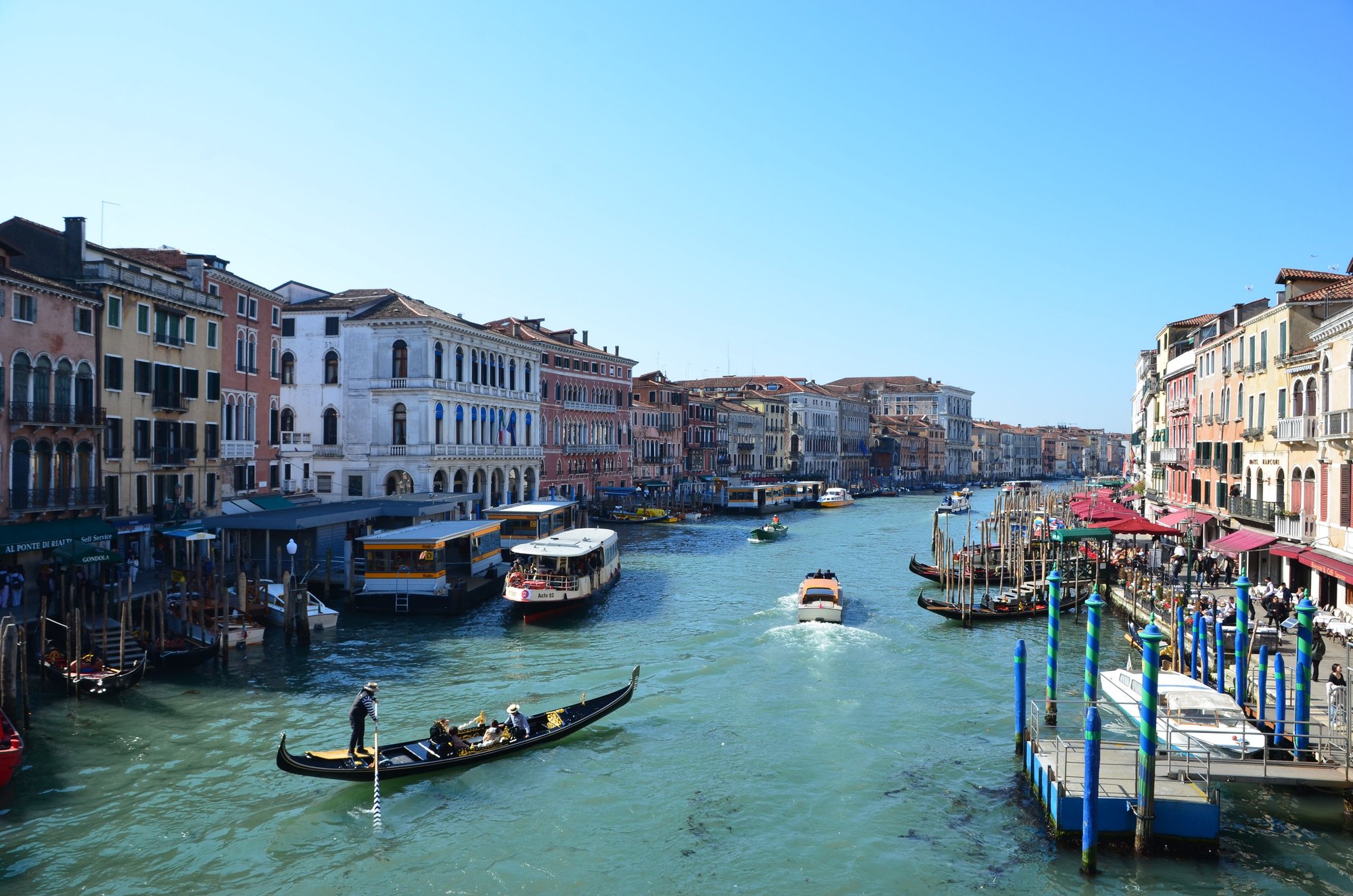 Canal Grande from Rialto bridge