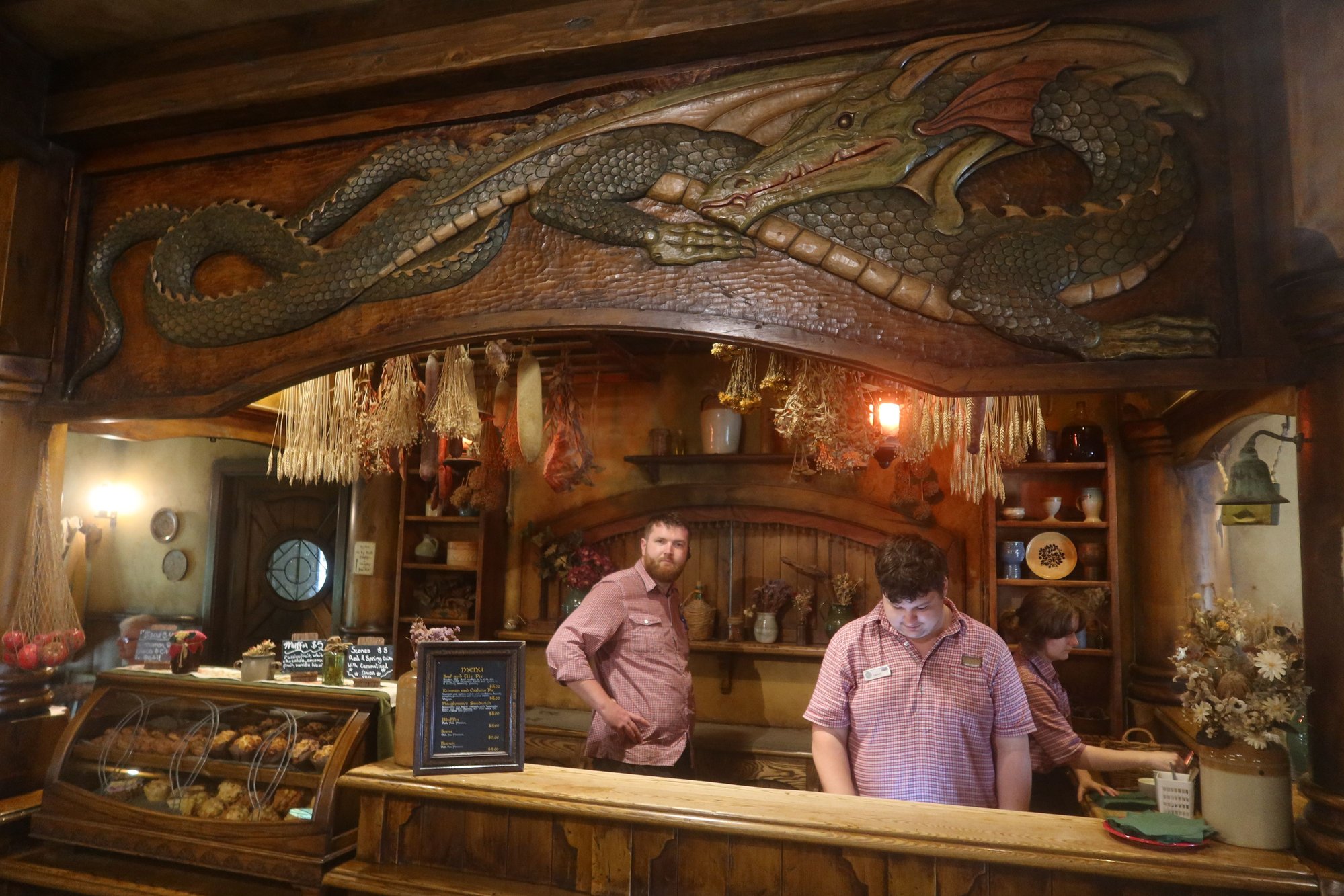 Bar at Green Dragon Inn, Hobbiton