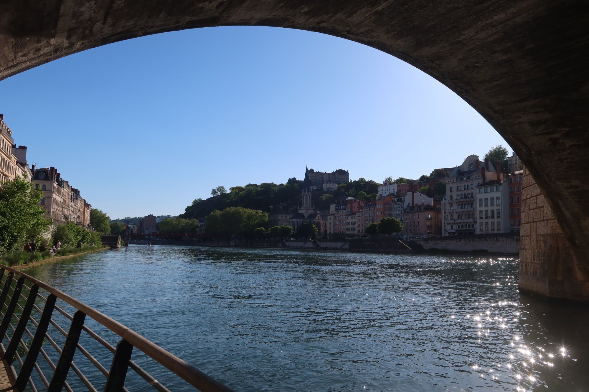 Lyon along the Saone River