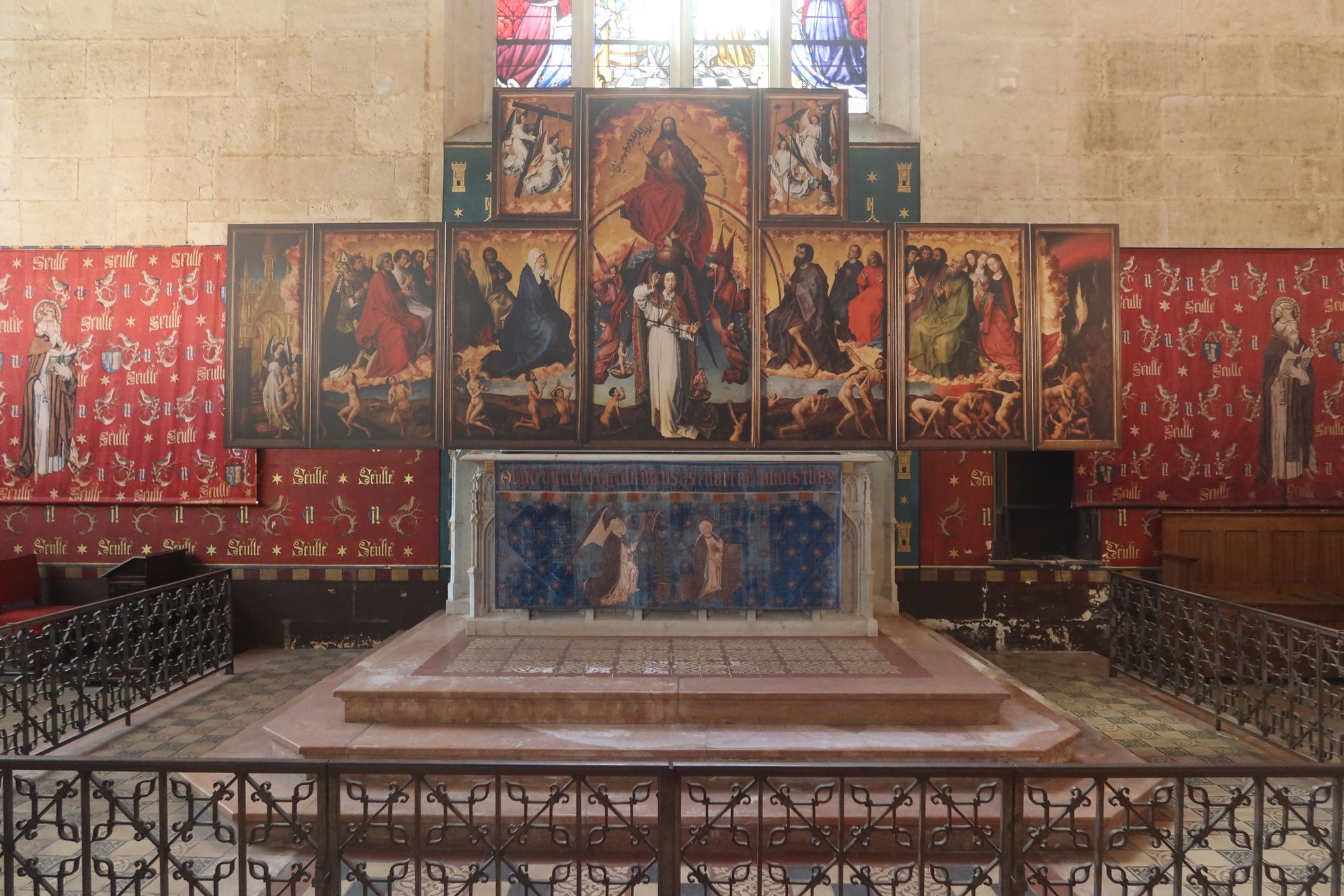 Altarpiece in Chapel at Hotel Dieu