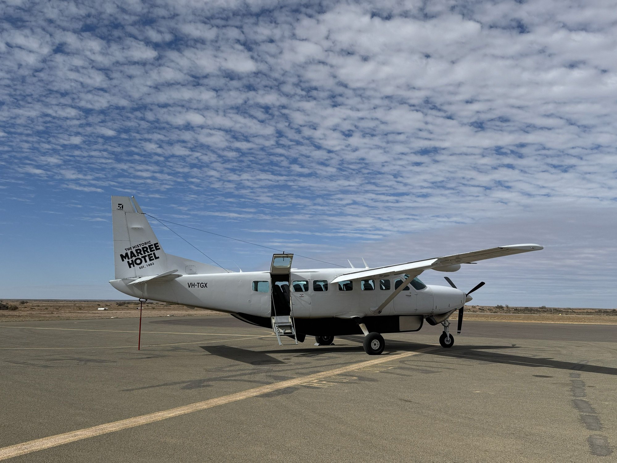 About to depart for Lake Eyre