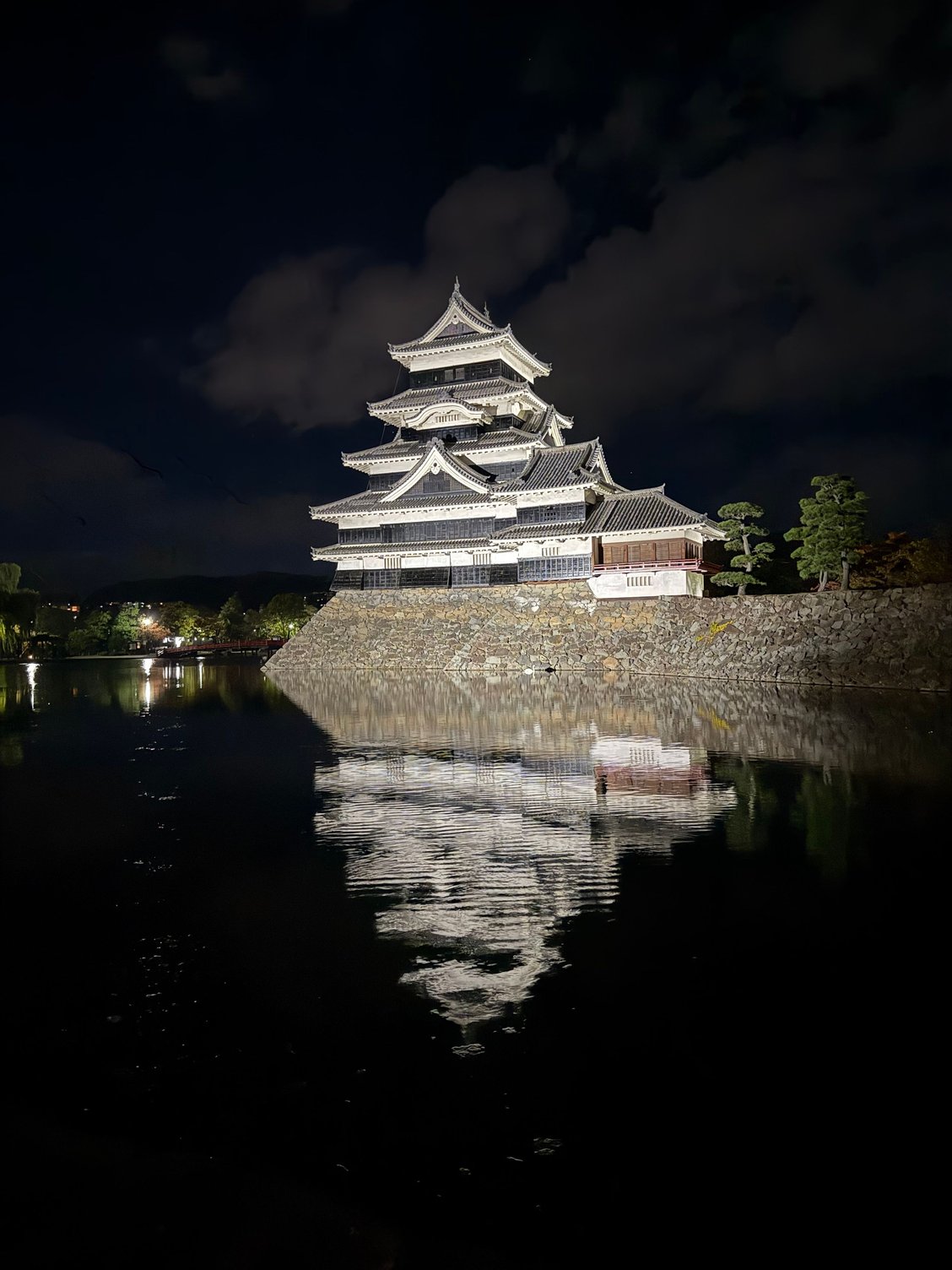 ...........and Matsumoto Castle by night