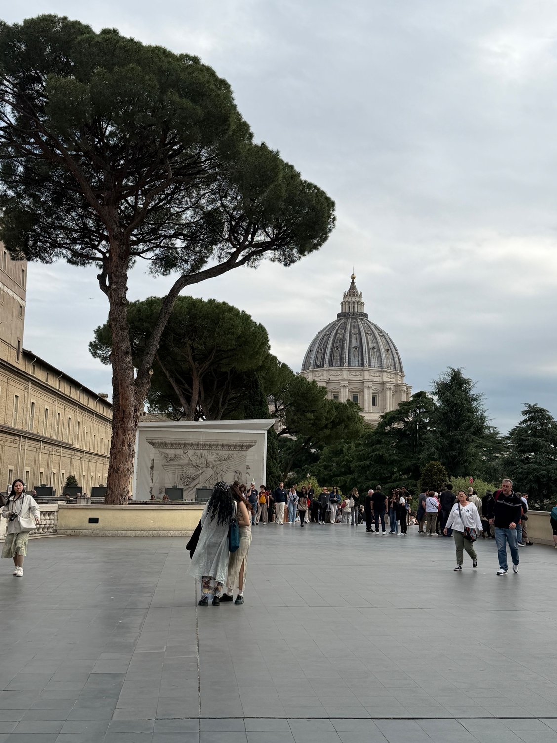 Arriving at the Vatican Museum