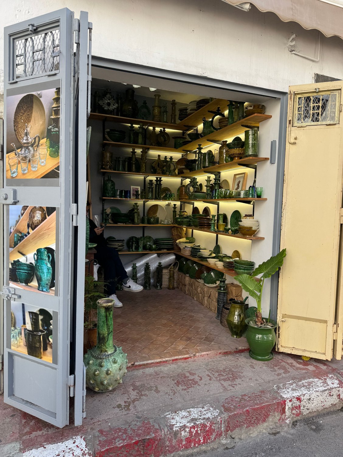 Ceramics shop in the Kasbah