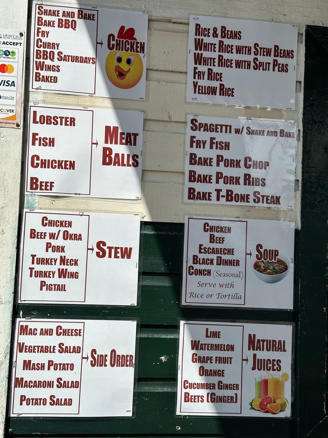 Few actual restaurants but quite a few little food stands...