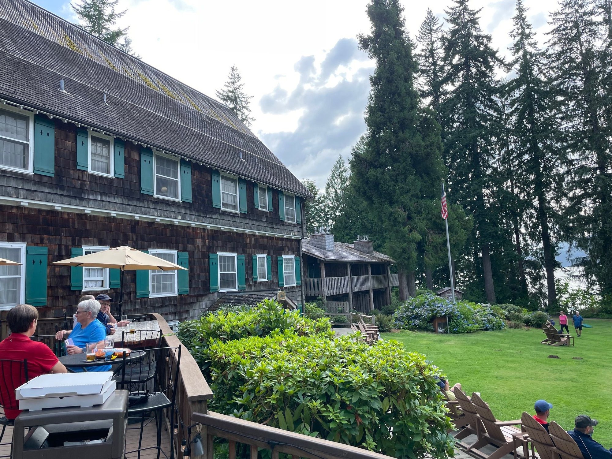 Entrance to the Lodge