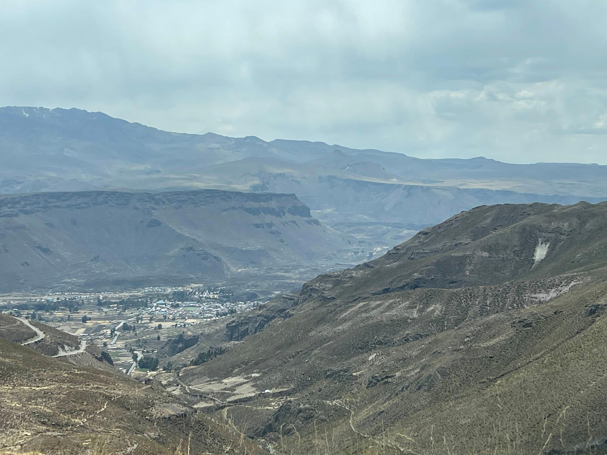 The valley where Chivay is situated 