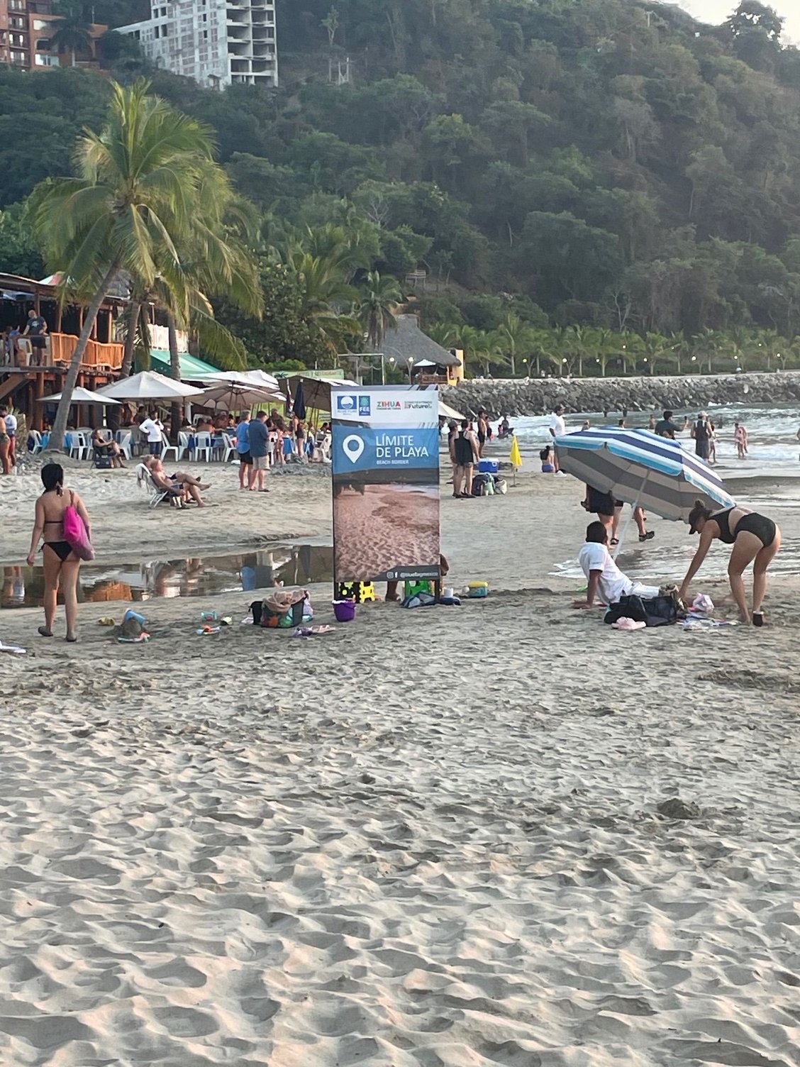 La Ropa beach is our next stop at Arena restaurant