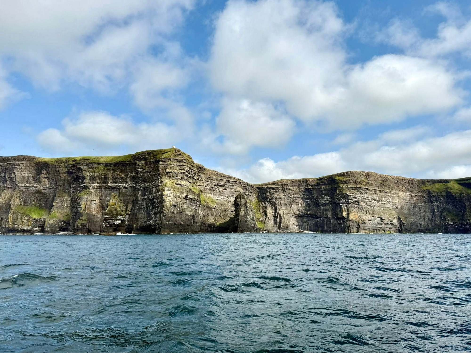 Cliffs of Moher on approach back to Galway from Inis Mor