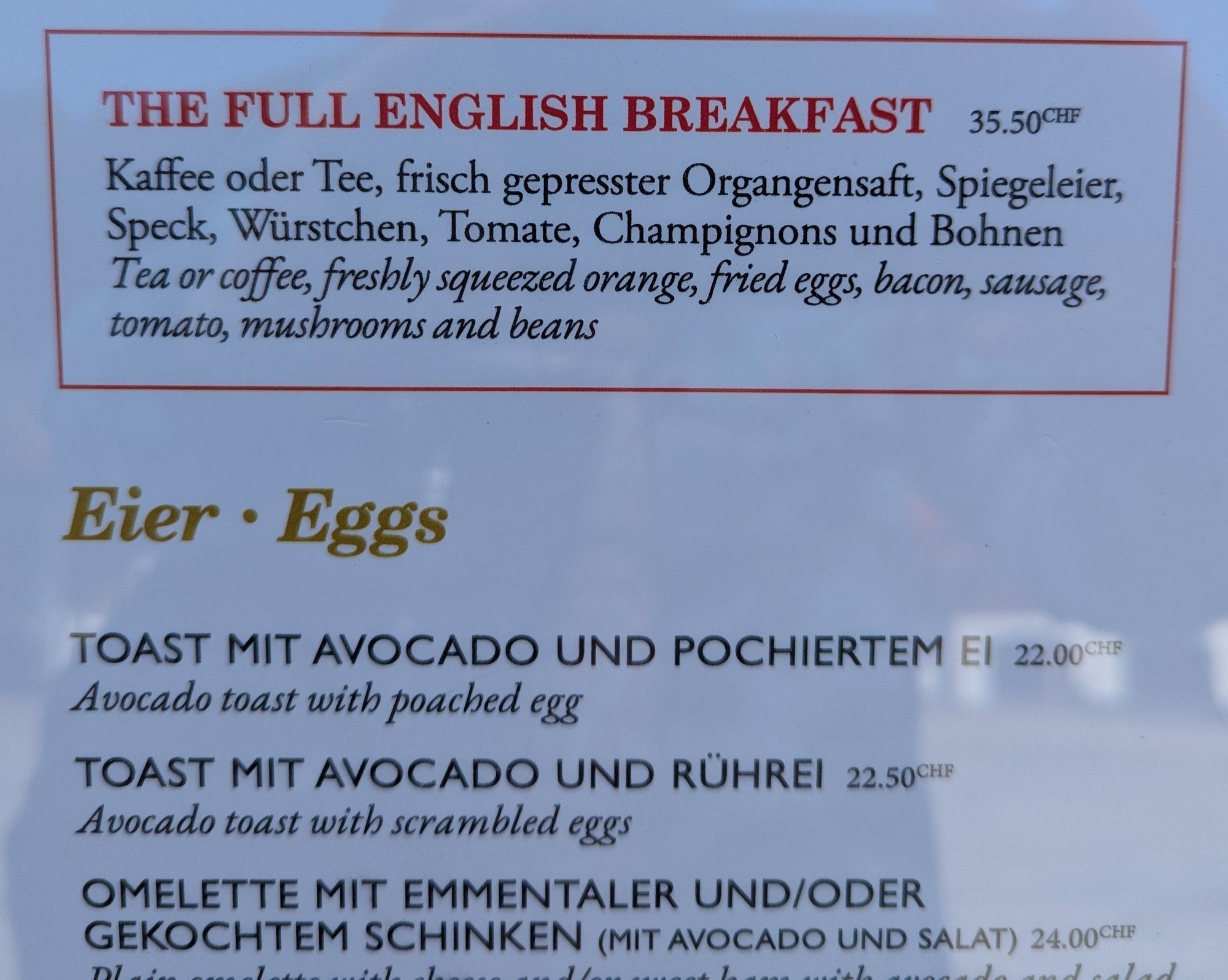 Gstaad isnt cheap!