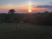 Sunset with my birdfriends. Mr. Gruezi got them a new feeder. (My iPhone isn’t great with evening photos.) but... it’s been a gorgeous weekend. Milk and honey... 