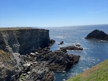 Hiking along the coastline was scary at times.  Some path is a little too close to the edge. 
