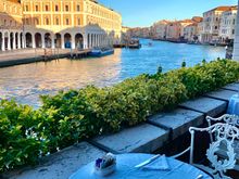 View from our hotels breakfast terrace