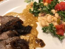 
I love how colorful this is!  I have  diced tomatoes and green chilies sprinkled on top for a little kick :)