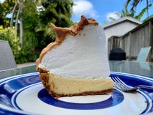I love meringue so this slice of heaven from Blue Heaven is a winner! Even Joyce helped me finish it!!!!!!