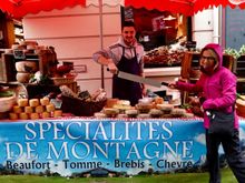 DW cutting the cheese on market day- it was delish Oh my, more stuff DW tried to avoid...