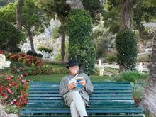 And enjoying a break 