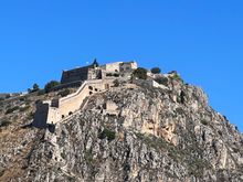 Nafplio fortress - only 999 steps to climb to the top!