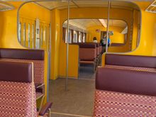 Love the interior of the train