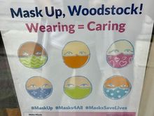 Signs to wear masks were everywhere 