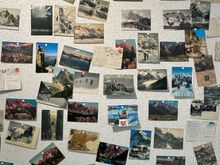 With advances in photography came "mountain marketing" in the form of postcards, advertising various peaks, hotels, etc.