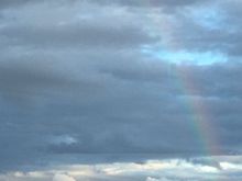 It’s not always sunny in Tucson, but the sky is almost always lovely. My wife took this while out painting yesterday just before sunset