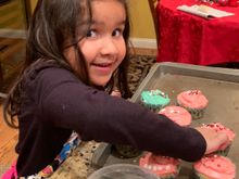 Making cupcakes!