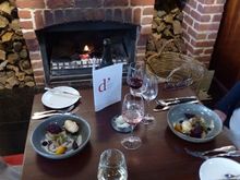 Lovely spot by the fire