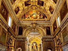 Very gold church at the Tile museum