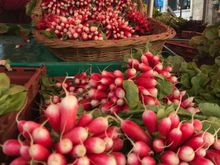 I love the way things are displayed at the markets