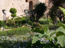 The Andalusian Garden at the end of the Kasbah