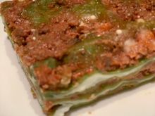 The result is the multi layered lasagna - I think it’s 5 pasta layers.  