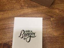 My card for my husband. I ran out of time to make one. He made one for me, though. 