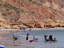 Relaxing on the beach 