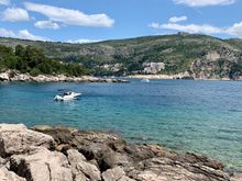 Looking back onto the mainland.
