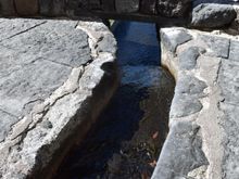 The pools are all heated naturally with various temperatures achieved by blending naturally hot water with cold.