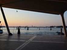 View from Lido station back to San Marco