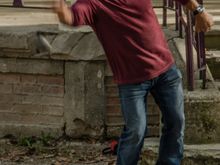 Petanque in the park.