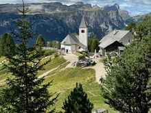 Views from the beginning of the trail above the church