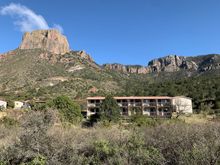 Our lodging. We have the second floor unit, second from the right.