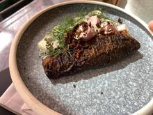 This is fried pickled herring - Richard announced in future all pickled herring should be fried!