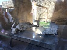 This is a cast of a body, not an actual body