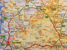 Here is a map showing the Northern Cotswolds. It was displayed under lights in the Tourism office's hall. I want to give a shout-out here to  Richard, a Tourism staffer who was very helpful indeed when we had a hundred queries. Another shout-out to staff next door at the public Library where Charlotte and Herme tolerated our tech shortcomings and held our hands to keep us from crying. 