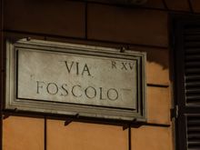 Via Foscolo was formerly known as Via Foscolo.