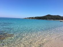Beautiful random beach on east coast of Corsica