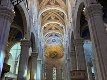 Beautiful interior of Cattedrale di San Martino (Duomo) - dedicated to St. Martin