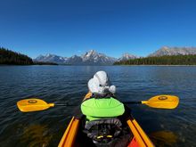 Kayaking on Jackson Lake